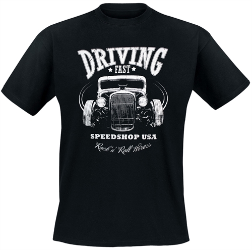 Rock n Roll Heroes - Driving Fast, T-Shirt