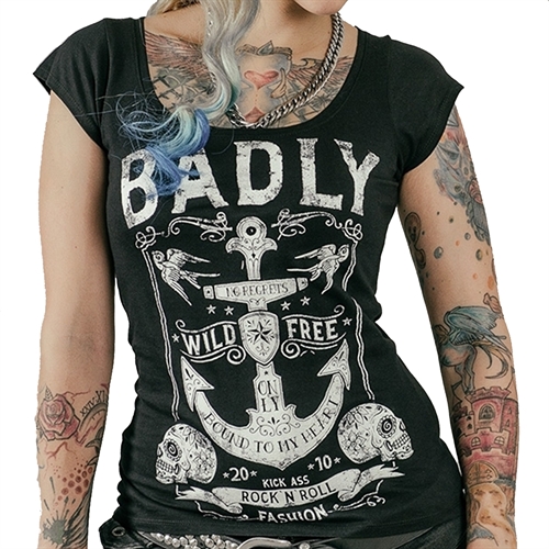 Badly - Only Bound To My Heart, Girl-Shirt