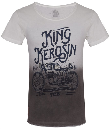 King Kerosin - TCB, T-Shirt batik schwarz