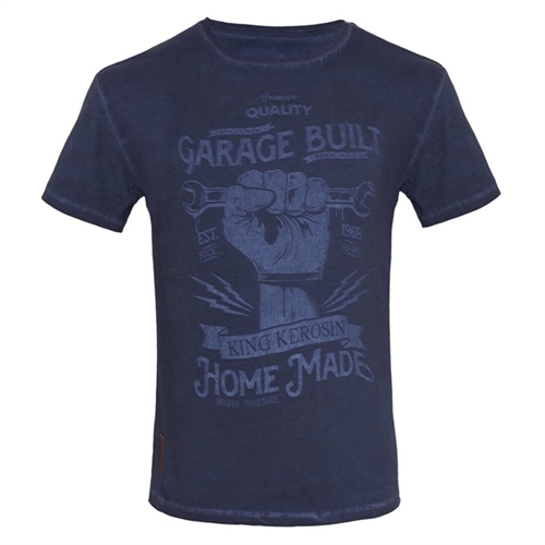 King Kerosin - Hand Made,T-Shirt navy