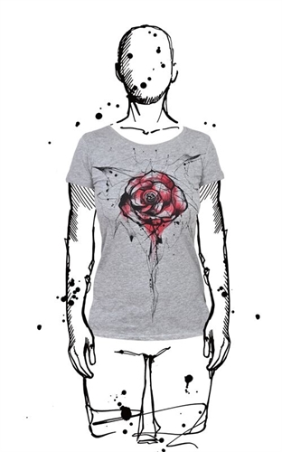 Amoklines - Rose, Girl-Shirt