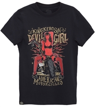 King Kerosin - Devil Girl 666, T-Shirt schwarz