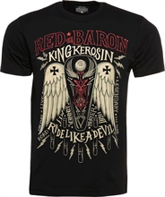 King Kerosin - Legendary Red Baron, T-Shirt schwarz